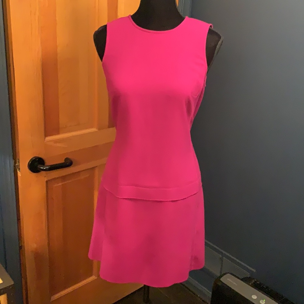 Loft Pink Sleeveless Shift Dress
